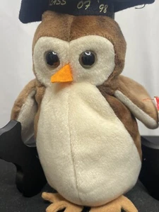 L@@k: Calling All Collectors     Beanie Babies Wise The Owl Toy - FBA_41879 - Picture 1 of 9