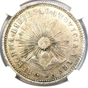 1914-GRO Mexico Guerrero Silver 2 Pesos 2P - NGC Uncirculated Details (UNC MS) - Picture 1 of 4