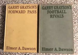 Vtg 1920s 30s GARRY GRAYSON'S Forward Pass Football Rivals Lot Elmer Dawson HC - Picture 1 of 11