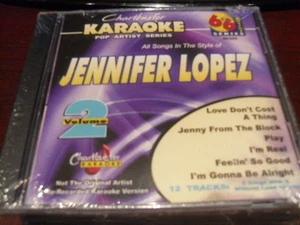 CHARTBUSTER 6+6 KARAOKE DISC 40305 JENNIFER LOPEZ 2 CD+G POP MULTIPLEX SEALED - Picture 1 of 1