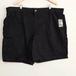 Sonoma Womens casual mini chino shorts 24W black vacation beach festival rodeo - Picture 1 of 11