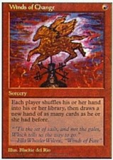 1x Winds of Change LP, English MTG Fifth Edition