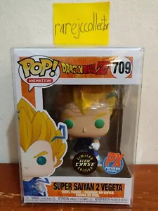 Funko Pop! DragonBall Z - Super Saiyan 2 Vegeta Chase Glow GITD 709 con protector - Imagen 1 de 6