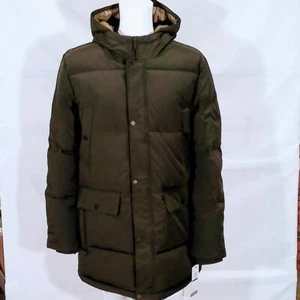 Docker's Artic Cloth Heavyweight Hooded Parka-Dark Olive-XL-New with Tags - Picture 1 of 3