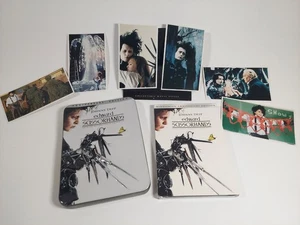 Edward Scissorhands DVD Anniversary Edition Set With Metal Box and sealed stills - Foto 1 di 13