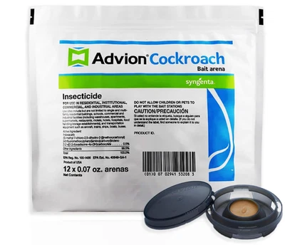 НОВАЯ сумка из 12 станций приманки Advion Cockroach German Roach Control (Arenas) - Изображение 1 из 4
