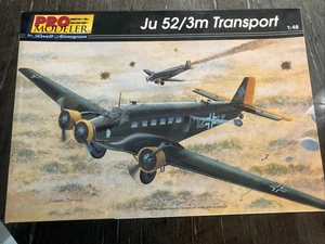 Revell Pro Modeler Ju 52/3m Transport Plane Model Kit 1:48 Open Box Unassembled - Foto 1 di 9