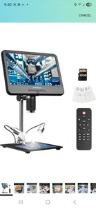Andonstar AD210 10.1 Inch LCD Digital Microscope for Adults, Soldering Micros... - Picture 1 of 10