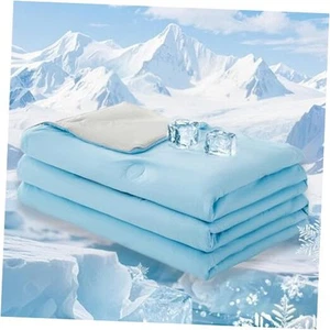 Cooling Comforter Queen Size & Night Sweats Queen/Full (90"x90") Blue and Grey - Picture 1 of 7
