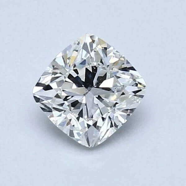 1.00 Ct Loose CVD Lab Grown Diamond 6x6 MM Cushion D Color, IF CLARITY Certified - Image 1 of 4