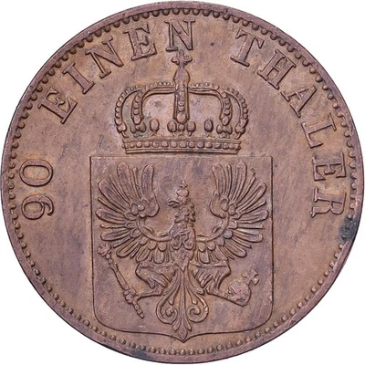[#1507639] Kingdom of Prussia, Friedrich Wilhelm IV, 4 Pfennig, 1860, Berlin, Co - Image 1 of 2