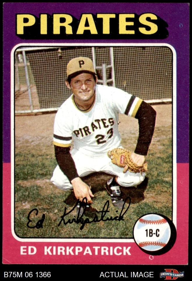 1975 Topps Mini #171 Ed Kirkpatrick Pirates 5 - EX - Image 1 of 1