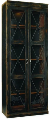 Hooker Furniture 3005-50001 Sanctuary 33"W fazenda rústica fina - ébano esfregado - Imagem 1 de 4