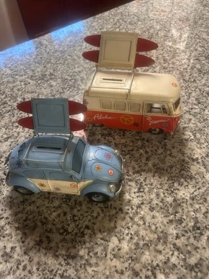 Bancos de fotos de metal vintage Volkswagen Foto 1 de 4