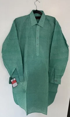 Pakistani Men S Kurta Corner Shalwar Kameez Wedding PartyEid Ethnic Suit Dress - Image 1 of 4