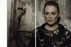 2008 Peter Lindbergh Julianne Moore 22 páginas editorial revista - Imagen 1 de 11