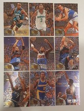 45lot 1995-96 Semi Stars Metal NBA Basketball Trading Cards Fleer/SkyBox