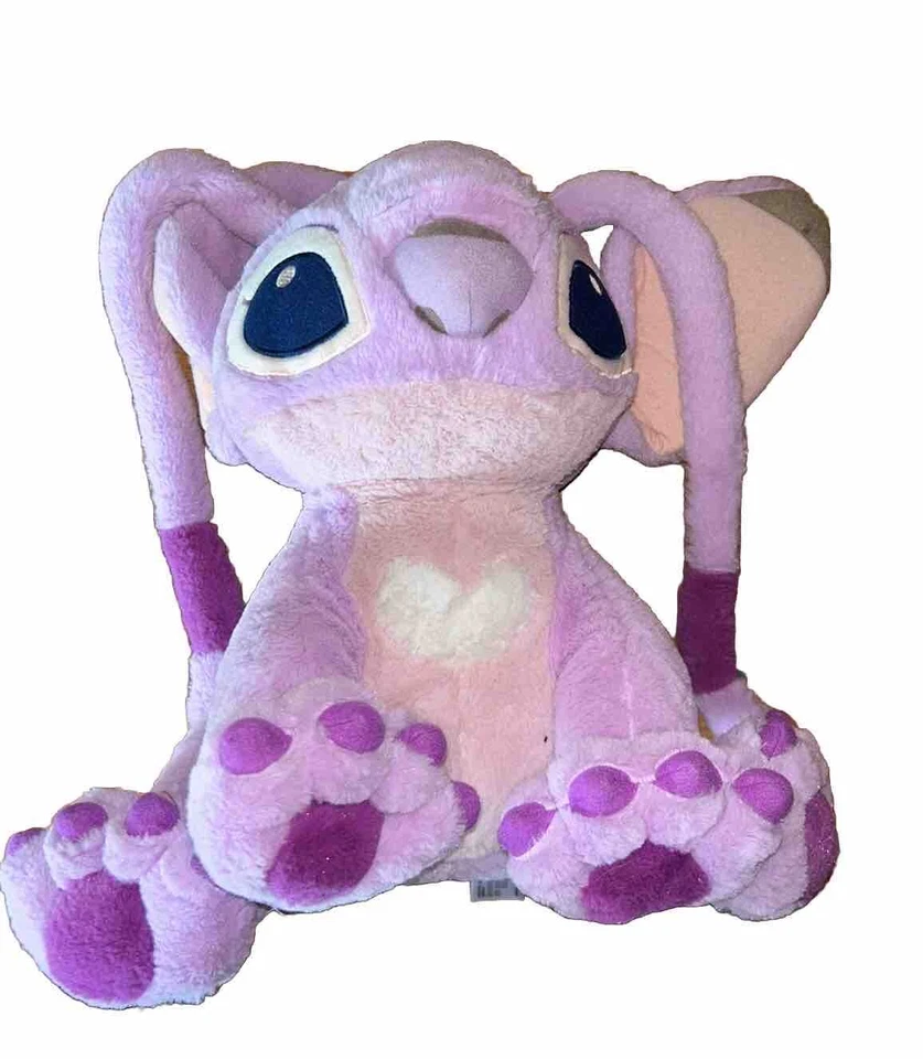 GRANDE Peluche ANGEL de LILO et STITCH Officielle Euro Disney Env 35 cm TBE # H - Photo 1/1