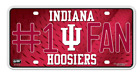 Indiana Hoosiers Oficjalnie licencjonowany znak tablicy rejestracyjnej fanów 6x12 #1