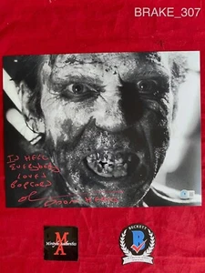 RICHARD BRAKE AUTOGRAPHED SIGNED 11x14 PHOTO! 31! DOOMHEAD! BECKETT COA! ZOMBIE! - Picture 1 of 4