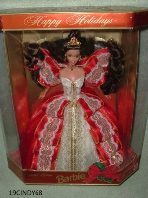 Muñeca Barbie 1997 edición especial "felices vacaciones" #17832 de Mattel Foto 1 de 3