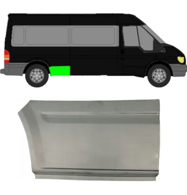 Guardabarros Para Ford Transit Larga Distancia 2000 - 2013 Parte Trasera Derecha - Imagen 1 de 3