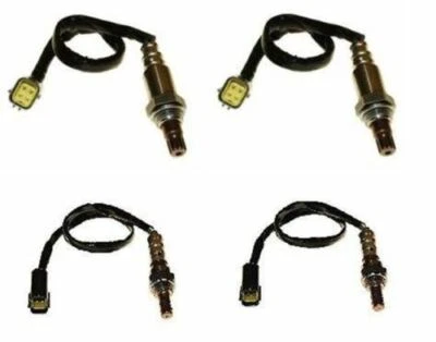 4 x SENSORES DE OXÍGENO O2 para NISSAN 370Z Z34 VQ37VHR AFR Relación de combustible de aire Juego completo Foto 1 de 4