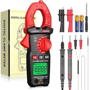 Digital Multimeter AC Strom AC/DC Spannung 600A Zangenmessgerät Stromzange LCD - Bild 1 von 9