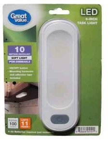 6" 100-LUMEN LED TASK LIGHT SOFT WHITE Cabinet Bar NON-DIMMABLE NEW FREESH - Picture 1 of 1