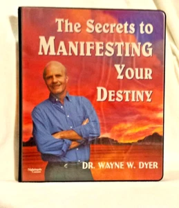 Secrets to Manifesting Your Destiny Dr Wayne Dyer Audiocassettes (7) & Media Box - Picture 1 of 13