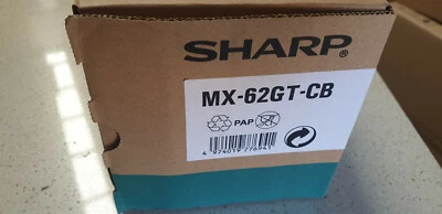 Genuine Sharp MX-62GT-CB  Cyan Toner Cartridge ,  Sharp MX-6240N, MX-7040N - Image 1 of 3