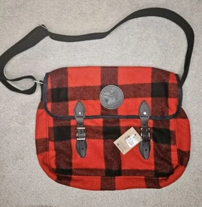 Duluth Minnesota Wool & Leather Messenger Made In USA New With Tags NICE!! - Picture 1 of 5