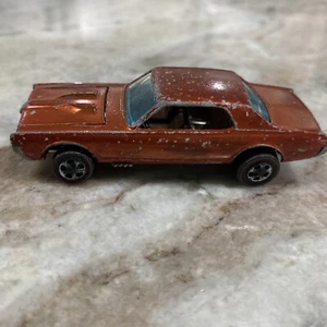Hot Wheels Redline 1967 Custom Cougar Orange Brown Int. Sweet Sixteen Hong Kong - Picture 1 of 9