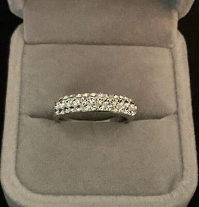 Alwand Vahan 925 CZ Sterling Ring Signed AV Size 7.5 - Picture 1 of 19
