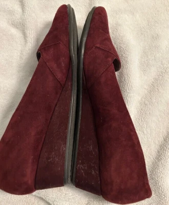 Easy Spirit 勃艮第楔形鞋跟 10 码 — 第 1/3 张图片