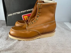 "Botas de trabajo THOROGOOD 814-4201 Heritage 8"" sin usar, puntera con cuña, para hombre talla 8,5 D" - Imagen 1 de 9