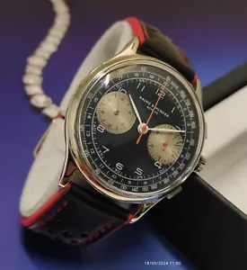 GENT´S BAUME & MERCIER CHRONOGRAPH MANUAL WIND LANDERON 48 MOV 38mm CASE - Picture 1 of 20