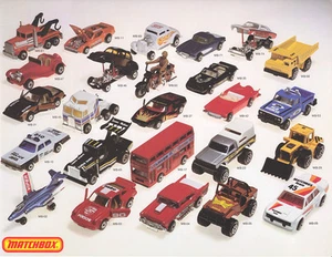 Matchbox Superfast original promo sheet "1-75 series USA 1982" assortment A - Picture 1 of 1