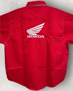 Honda Racing Forty Years Of American Motocross Button Down Hemd 2XL 28,5”x33,5” - Bild 1 von 8