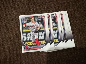 2025 Bowman Los Angeles Angels Lot Of 13 Paper Zach Neto #55 - Picture 1 of 2