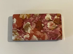 Estuche rígido joyero de viaje floral años 60 de colección - Imagen 1 de 10