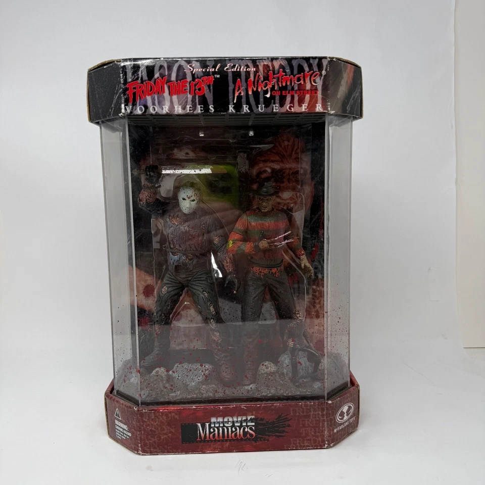 电影疯子 Friday the 13th Freddy Krueger Jason Voorhees 可动人偶套装 — 第 1/4 张图片