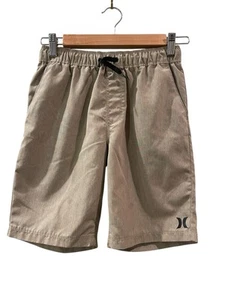 Hurley Youth Boy Hybrid Short 4-Way Stretch With 2 Pockets Tan Size: Medium - Picture 1 of 5