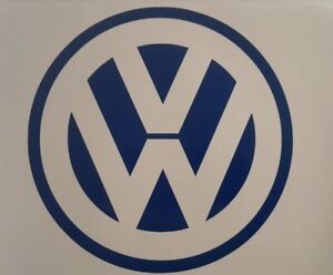2 x Volkswagen VW Logo Decal Sticker Large van/car/panel/window self adhesive