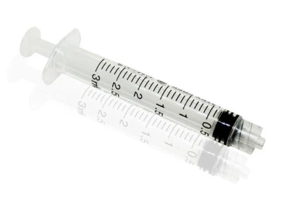 RAYS INJ-LIGHT 3ml Luer Lock Syringe RAYS Sterile Medical Injection Hypodermic UK CE FREE P+P