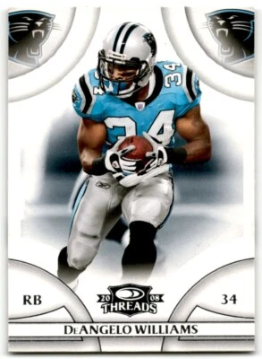 2008 Donruss Threads DeAngelo Williams Carolina Panthers #112 - Image 1 of 2