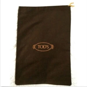 Authentic TOD'S Drawstring Dust Bag Brown Cover 14.5" x 10" - Picture 1 of 4