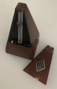 Vintage WITTNER Metronome Mahogany - Made in Germany - works, but needs work - Picture 1 of 7