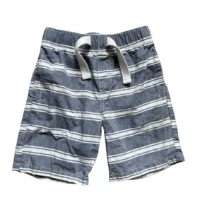 Youth Boys OshKosh Striped Drawstring Pull-On Chino Shorts - Sz 5 - Picture 1 of 1