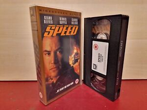 Speed - Keanu Reeves - Sandra Bullock - Widescreen - PAL VHS Video Tape (T4)